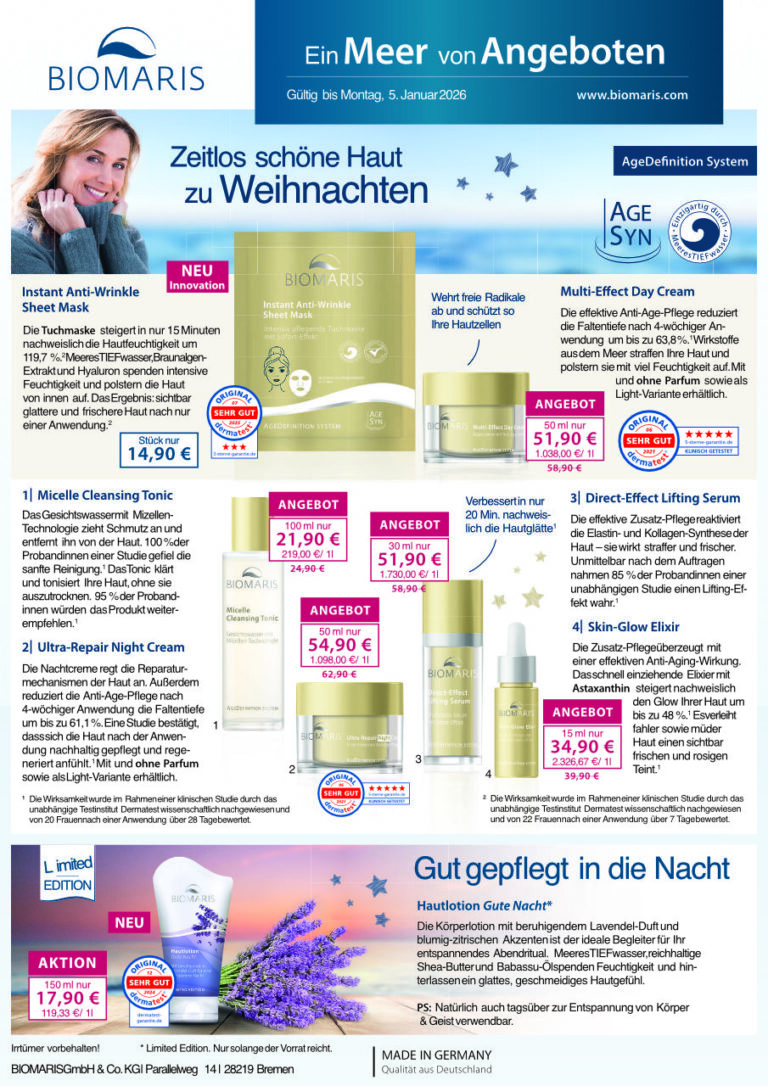 Biomaris Angebote Dezember 2025