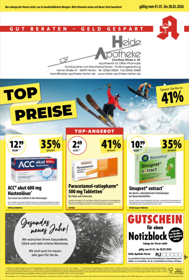Angebote Januar/Februar 2026