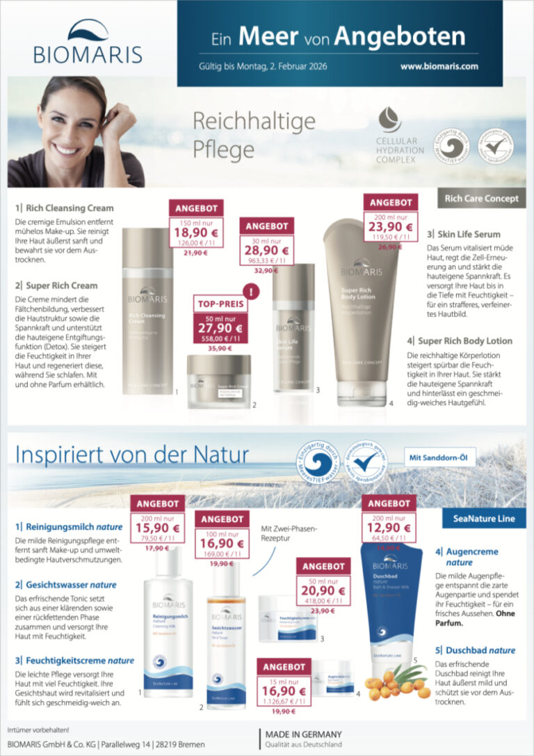 Biomaris Angebote Januar 2026
