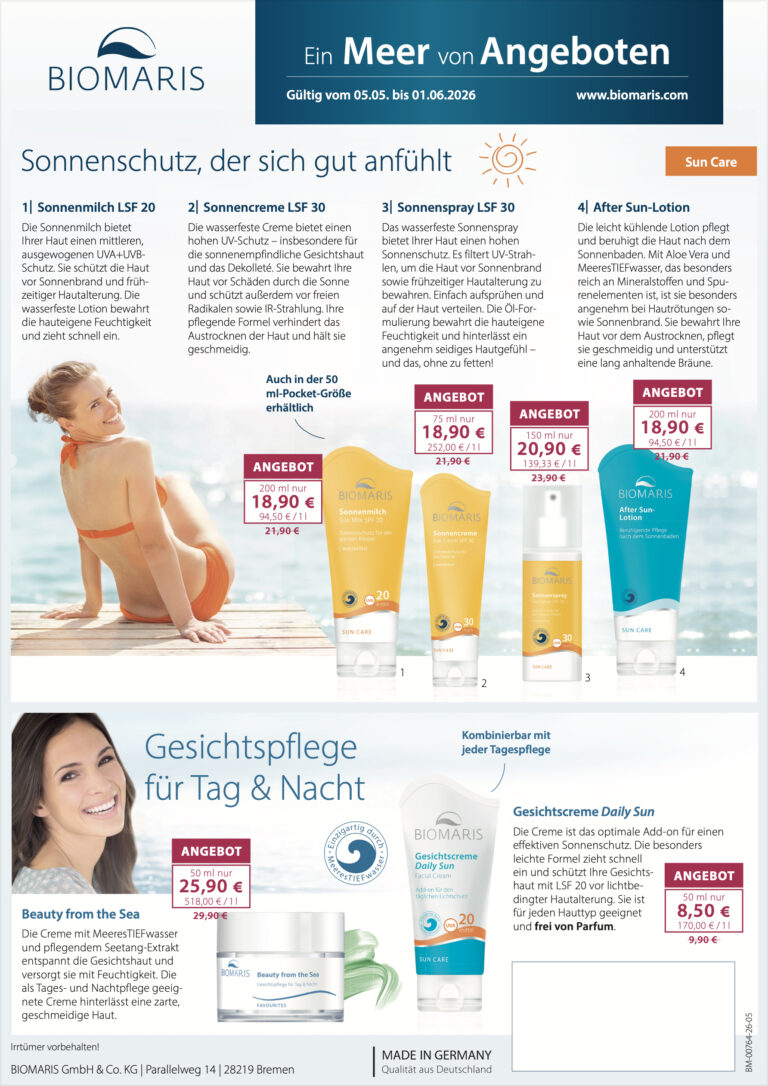 Biomaris Angebote Mai 2026