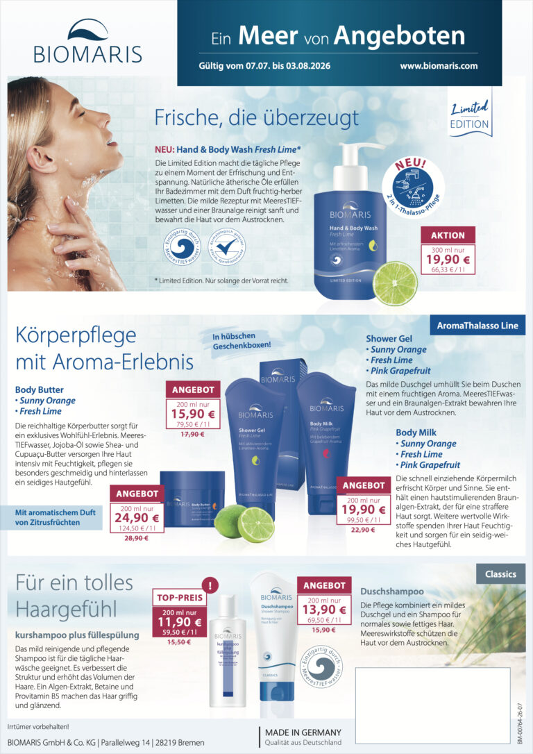 Biomaris Angebote Juli 2026